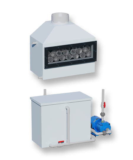 Direct Mounted Scrubber